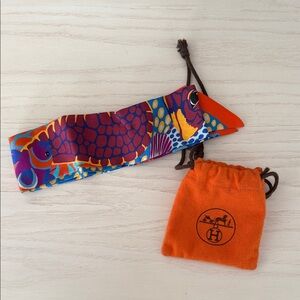 Hermes Silk Fish Twilly